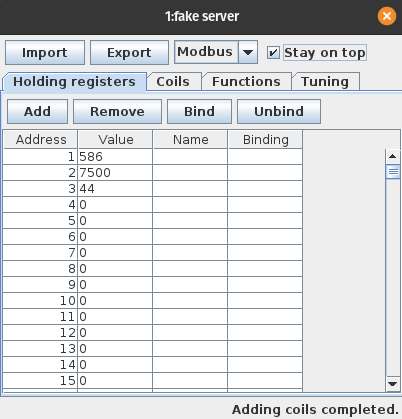 fake server registers spoofed
