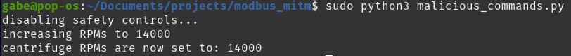 malicious commands safetyOFF